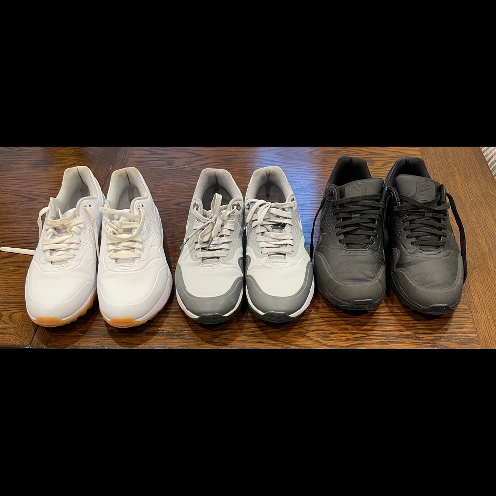 AIR MAX 1 G MEN'S GOLF SHOE - Black size 9